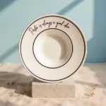 Fecra Tavola Porselen Makarna Tabağı resmi