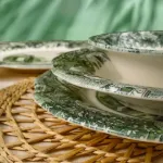 Fecra Vintage Emerald 24 Parça Yemek Takımı resmi