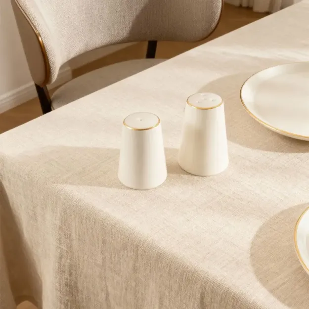 Fecra Ivory Tuzluk ve Biberlik Altın Yaldızlı resmi