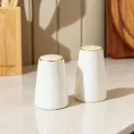 Fecra Ivory Tuzluk ve Biberlik Altın Yaldızlı resmi