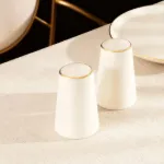 Fecra Ivory Tuzluk ve Biberlik Altın Yaldızlı resmi