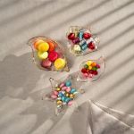 Fecra Deniz 4 Parça Cam Sunum Seti resmi