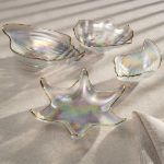 Fecra Deniz 4 Parça Cam Sunum Seti resmi