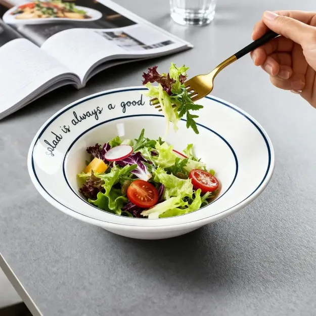 Fecra Pure Salata Tabağı 29 Cm resmi