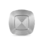 Fecra Trendy Circle  6 Parça Cam Supla Seti Gümüş resmi