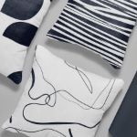 Fecra Çizgi  Desenli Kırlent Kılıfı 43*43 3'Lü resmi