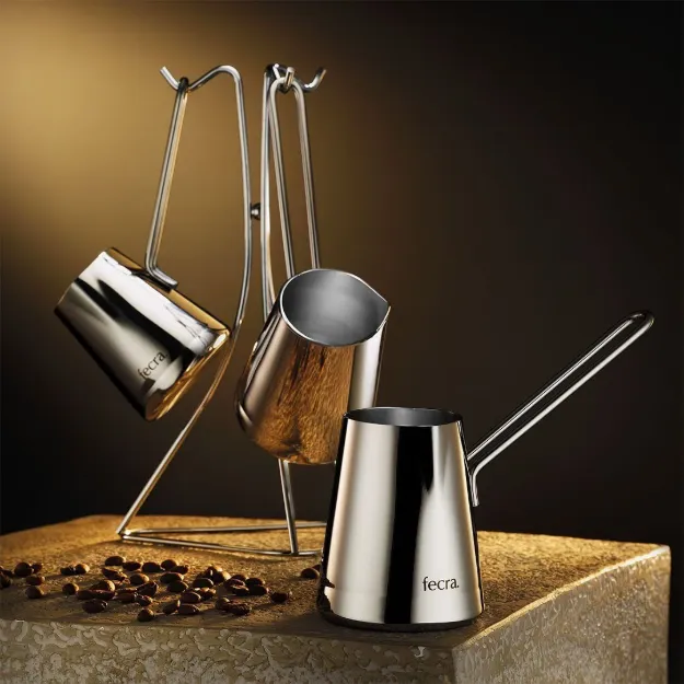 Fecra Dina 4 Parça Cezve Seti resmi