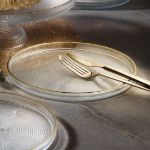 Fecra Loren 7 Parça Servis ve Sunum Seti Altın Yaldızlı resmi