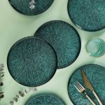 Fecra Rita 6'lı Pasta Tabağı Seti Orman 21 Cm resmi