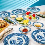 Fecra Vintage Blue 14 Parça Kahvaltı Takımı resmi