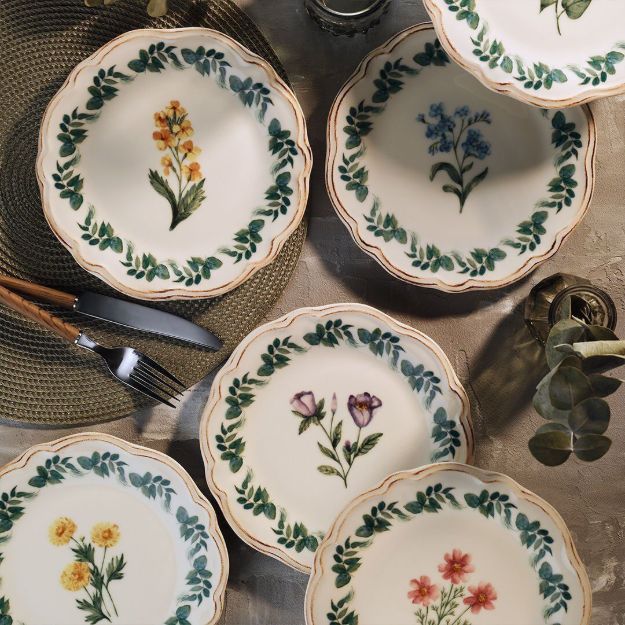 Fecra Mirel 6 Parça Pasta Tabağı Seti resmi