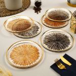 Fecra Mystic 6'lı Pasta Tabağı Seti 16 cm resmi