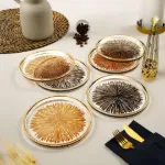 Fecra Mystic 6'lı Pasta Tabağı Seti 16 cm resmi