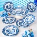 Fecra Vintage Blue  8 Parça Sunum Seti resmi