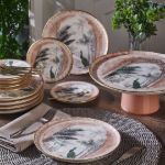 Fecra Peacock 19 Parça Sunum ve Servis Seti resmi