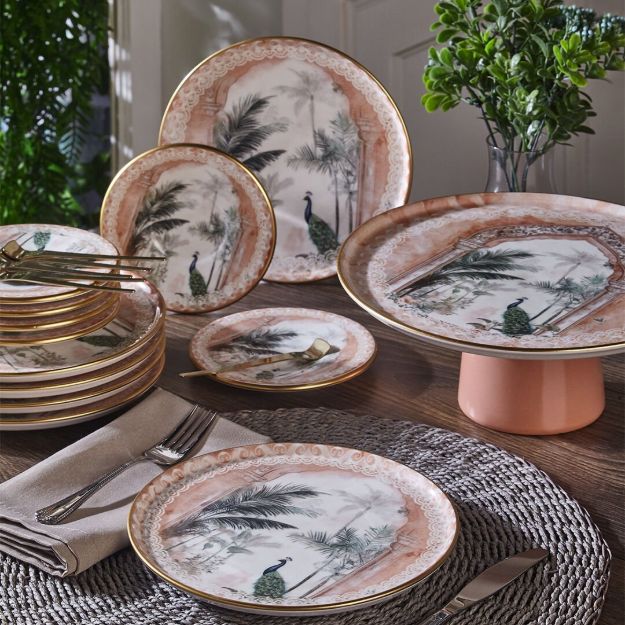 Fecra Peacock 19 Parça Sunum ve Servis Seti resmi