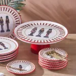 Fecra Kurşun Asker  19 Parça Sunum ve Servis Seti resmi