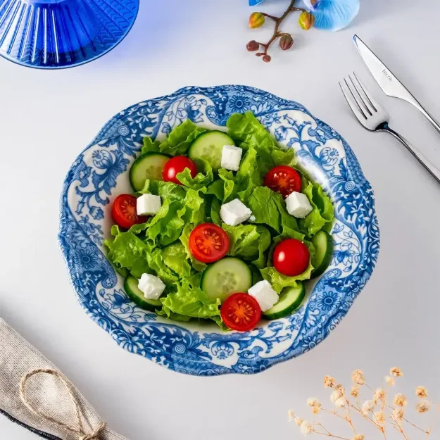 Fecra Vintage Blue Kase 25 Cm resmi