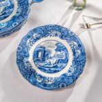 Fecra Vintage Blue 6 Parça Servis Tabağı Seti resmi