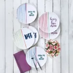 Fecra Text 6 Parça Pasta Tabağı Seti resmi