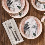 Fecra Peacock 6 Parça Pasta Tabağı Seti resmi