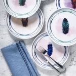 Fecra Tirga 6 Parça Pasta Tabağı Seti resmi