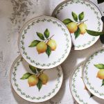 Fecra Lemone 6 Parça Pasta Tabağı Seti resmi