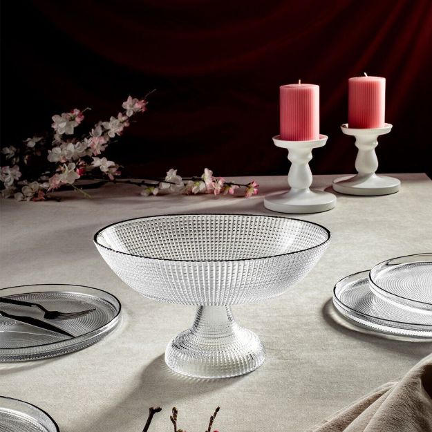 Fecra Loren  Ayaklı Gondol Siyah Fileli resmi