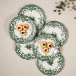 Fecra Majestic Green 6'lı Pasta Tabağı Seti resmi