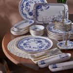 Fecra Wista 35 Parça Gold Fileli Kahvaltı Seti resmi