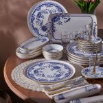 Fecra Wista 35 Parça Gold Fileli Kahvaltı Seti resmi