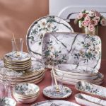 Fecra Monza 35 Parça Gold Fileli Kahvaltı Seti resmi