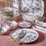 Fecra Monza 35 Parça Gold Fileli Kahvaltı Seti resmi