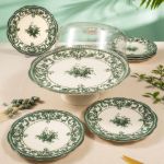 Fecra Majestic Green 8 Parça Sunum Seti resmi