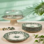 Fecra Majestic Green 8 Parça Sunum Seti resmi