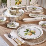 Fecra Lemone 35 Parça Gold Fileli Kahvaltı Seti resmi