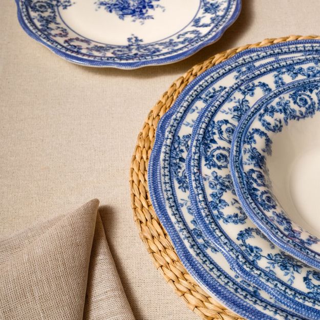 Fecra Majestic Blue 24 Parça Yemek Takımı resmi