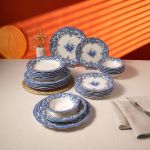 Fecra Majestic Blue 24 Parça Yemek Takımı resmi