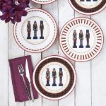 Fecra Kurşun Asker 6 Parça Pasta Tabağı Seti resmi