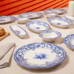 Fecra Majestic Blue 14 Parça Kahvaltı Takımı resmi