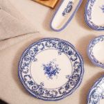 Fecra Majestic Blue 14 Parça Kahvaltı Takımı resmi