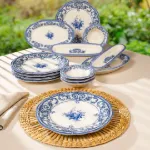 Fecra Majestic Blue 14 Parça Kahvaltı Takımı resmi