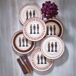 Fecra Kurşun Asker 6 Parça Servis Tabağı Seti resmi