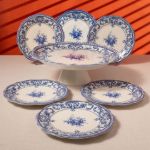 Fecra Majestic Blue 8 Parça Sunum Seti resmi