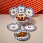 Fecra Majestic Blue 8 Parça Sunum Seti resmi