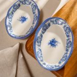 Seri: Majestic Blue Koleksiyon Malzeme: Porselen Parça Sayısı: 2 Parça Ölçü: 22 cm resmi