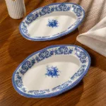 Seri: Majestic Blue Koleksiyon Malzeme: Porselen Parça Sayısı: 2 Parça Ölçü: 22 cm resmi