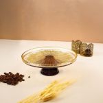 Fecra Mystic Ayaklı Kek Sunum Tabağı 28 Cm resmi