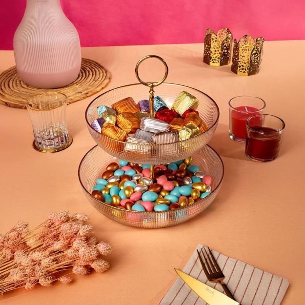 Fecra Loren Katlı Kase Altın Fileli resmi