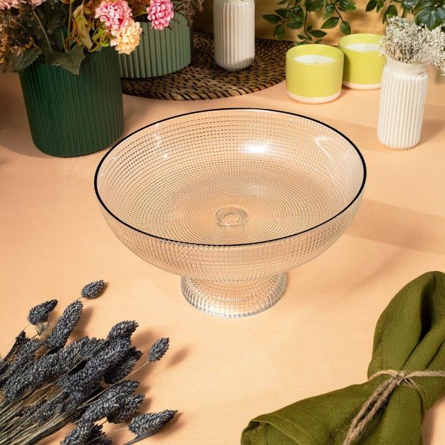 Fecra Loren Ayaklı Kase Siyah Fileli resmi